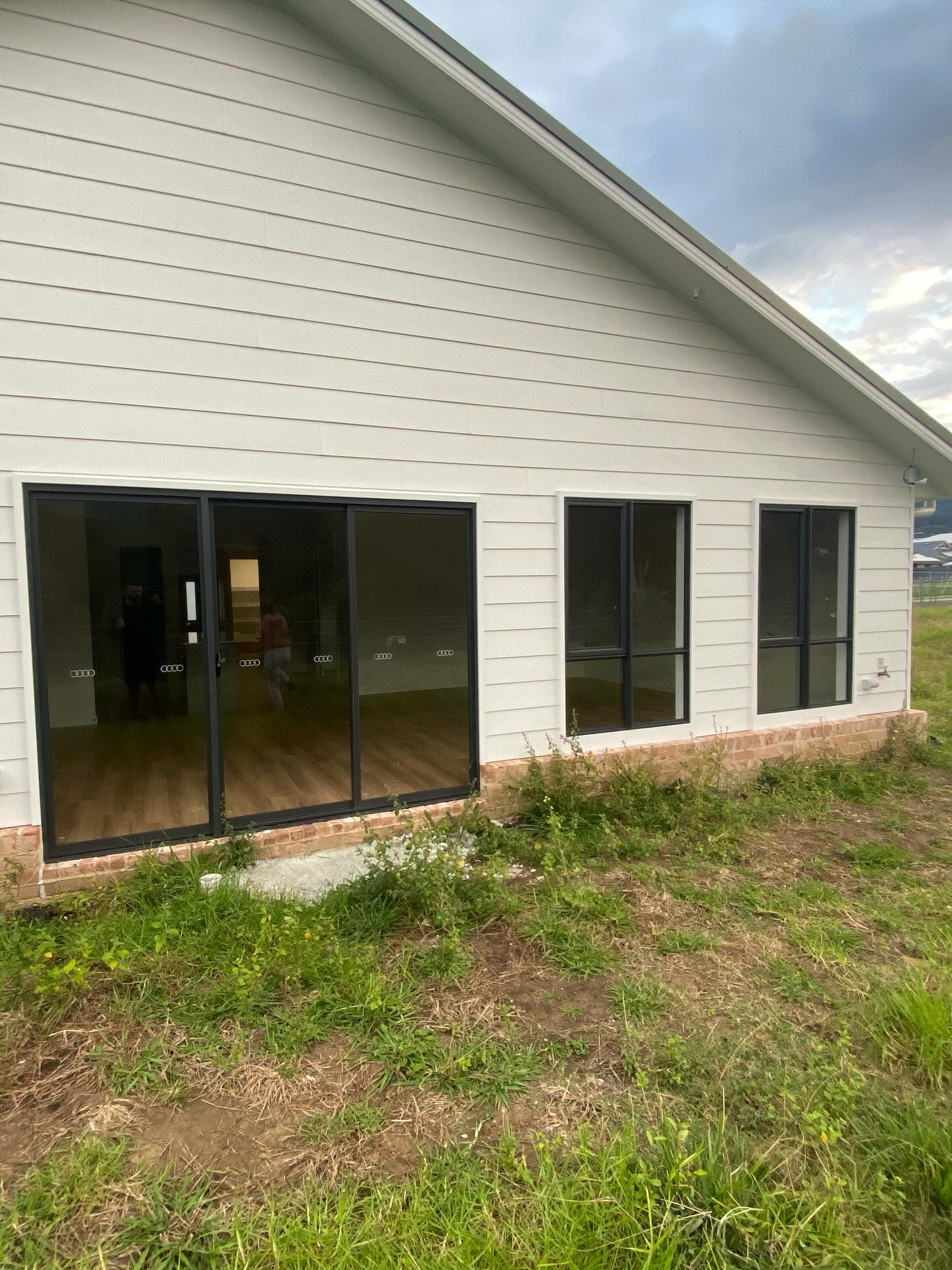 Before: unused outdoor space at the same Wongawilli home