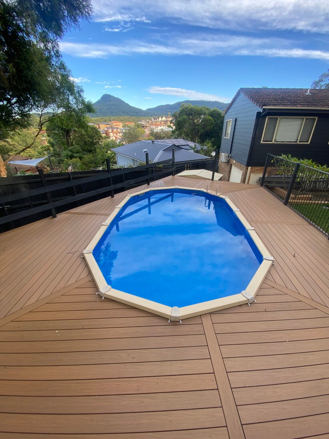 After: A fresh finish around the pool.